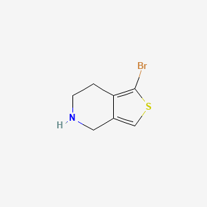 molecular formula C7H8BrNS B582364 1-Bromo-4,5,6,7-tetrahydrothieno[3,4-c]pyridine CAS No. 1219531-56-2