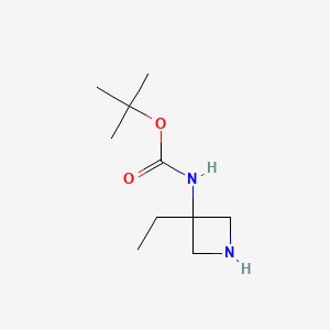 tert-Butyl (3-ethylazetidin-3-yl)carbamate