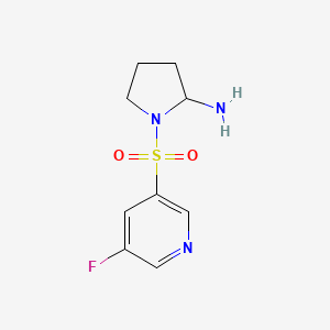 1-(5-Fluoropyridin-3-ylsulfonyl)pyrrolidin-2-amine
