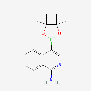 4-(4,4,5,5-Tetramethyl-1,3,2-dioxaborolan-2-yl)isoquinolin-1-amine
