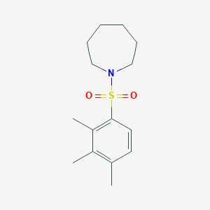 molecular formula C15H23NO2S B5823930 1-(2,3,4-Trimethylbenzenesulfonyl)azepane 