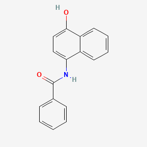 molecular formula C17H13NO2 B5824002 N-(4-hydroxynaphthalen-1-yl)benzamide CAS No. 55346-59-3