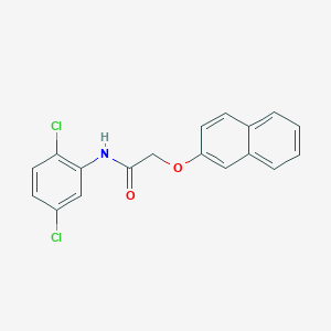 molecular formula C18H13Cl2NO2 B5824016 N-(2,5-dichlorophenyl)-2-naphthalen-2-yloxyacetamide 