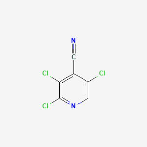 molecular formula C6HCl3N2 B582408 2,3,5-Trichloroisonicotinonitrile CAS No. 1221791-83-8