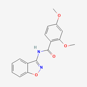 molecular formula C16H14N2O4 B5824115 N-(1,2-benzoxazol-3-yl)-2,4-dimethoxybenzamide 