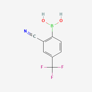 2-Cyano-4-(trifluoromethyl)phenylboronic acid
