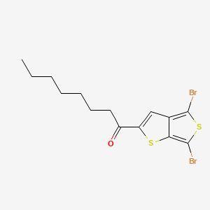 1-(4,6-Dibromothieno[3,4-b]thiophen-2-yl)octan-1-one