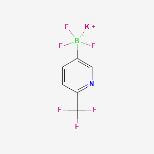 Potassium trifluoro(6-(trifluoromethyl)pyridin-3-yl)borate