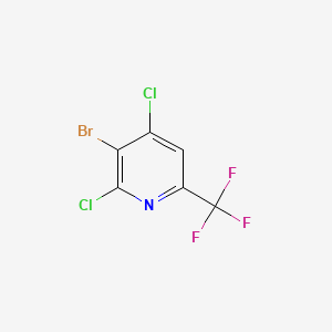 3-Bromo-2,4-dichloro-6-(trifluoromethyl)pyridine