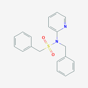 molecular formula C19H18N2O2S B5824350 N-benzyl-1-phenyl-N-pyridin-2-ylmethanesulfonamide 