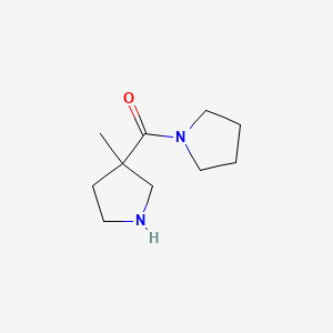 (3-Methylpyrrolidin-3-yl)(pyrrolidin-1-yl)methanone