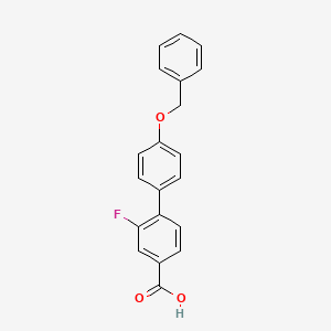4'-(Benzyloxy)-2-fluoro-[1,1'-biphenyl]-4-carboxylic acid