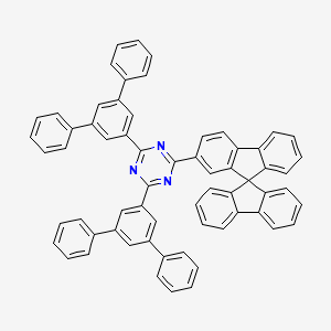 2-(9,9'-Spirobi[9H-fluoren]-2-yl)-4,6-bis([1,1':3',1''-terphenyl]-5'-yl)-1,3,5-triazine