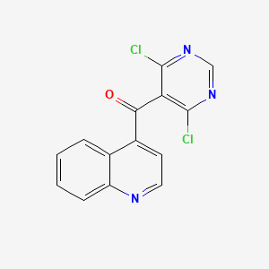 (4,6-Dichloropyrimidin-5-yl)(quinolin-4-yl)methanone