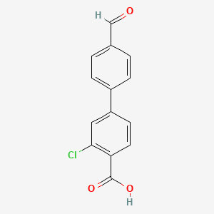 2-Chloro-4-(4-formylphenyl)benzoic acid