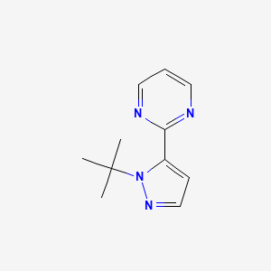 2-(1-tert-butyl-1H-pyrazol-5-yl)pyrimidine