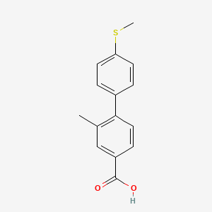 2-Methyl-4'-(methylthio)-[1,1'-biphenyl]-4-carboxylic acid