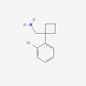 (1-(2-Bromophenyl)cyclobutyl)methanamine