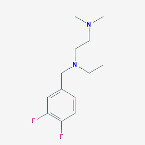 molecular formula C13H20F2N2 B5824957 N'-[(3,4-difluorophenyl)methyl]-N'-ethyl-N,N-dimethylethane-1,2-diamine 
