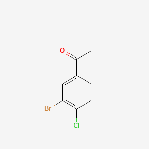 1-(3-Bromo-4-chlorophenyl)propan-1-one