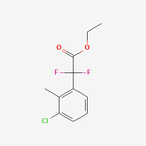 Ethyl 2-(3-chloro-2-methylphenyl)-2,2-difluoroacetate