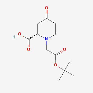 (S)-1-(2-(tert-Butoxy)-2-oxoethyl)-4-oxopiperidine-2-carboxylic acid