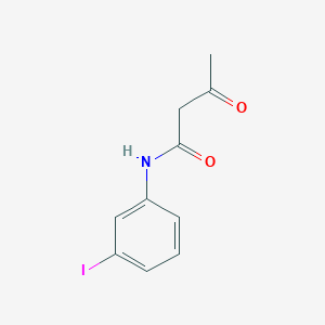 molecular formula C10H10INO2 B5825283 N-(3-iodophenyl)-3-oxobutanamide 