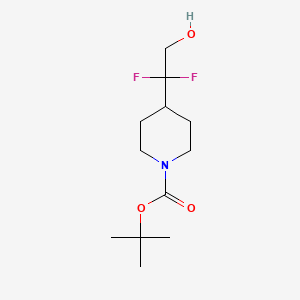 Tert-butyl 4-(1,1-difluoro-2-hydroxyethyl)piperidine-1-carboxylate