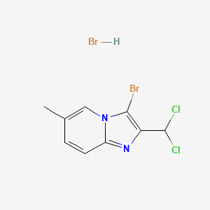 3-Bromo-2-(dichloromethyl)-6-methylimidazo[1,2-a]pyridine hydrobromide