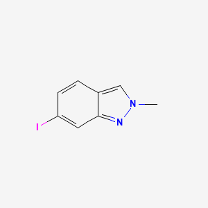 molecular formula C8H7IN2 B582551 6-Iodo-2-methyl-2H-indazole CAS No. 1216387-68-6