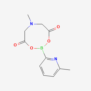 6-Methyl-2-(6-methylpyridin-2-yl)-1,3,6,2-dioxazaborocane-4,8-dione