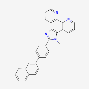 3-Methyl-2-(4-naphthalen-2-ylphenyl)imidazo[4,5-f][1,10]phenanthroline