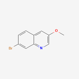 molecular formula C10H8BrNO B582558 7-Bromo-3-methoxyquinoline CAS No. 1246548-95-7