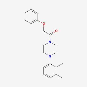 molecular formula C20H24N2O2 B5825899 1-[4-(2,3-Dimethylphenyl)piperazin-1-yl]-2-phenoxyethanone 