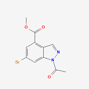 Methyl 1-acetyl-6-bromo-1H-indazole-4-carboxylate