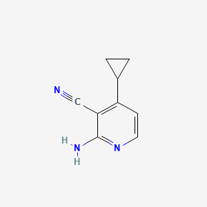 3-Pyridinecarbonitrile, 2-amino-4-cyclopropyl-