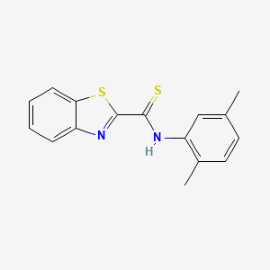 molecular formula C16H14N2S2 B5826275 N-(2,5-dimethylphenyl)-1,3-benzothiazole-2-carbothioamide 