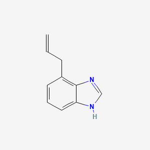 molecular formula C10H10N2 B582632 4-Allyl-1H-benzo[d]imidazole CAS No. 154490-94-5