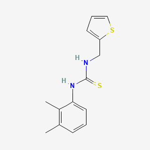 molecular formula C14H16N2S2 B5826354 1-(2,3-Dimethylphenyl)-3-(thiophen-2-ylmethyl)thiourea 