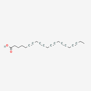 molecular formula C21H22O2 B582636 Henicosa-6,9,12,15,18-pentaynoic acid CAS No. 1797024-23-7