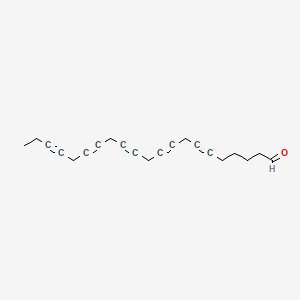 molecular formula C21H22O B582638 Henicosa-6,9,12,15,18-pentaynal CAS No. 1797121-70-0