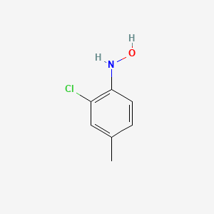 molecular formula C7H8ClNO B582642 N-(2-Chloro-4-methylphenyl)hydroxylamine CAS No. 146019-40-1