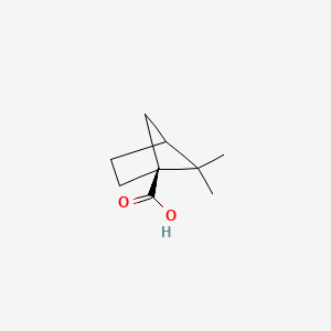 B582643 (1S)-5,5-Dimethylbicyclo[2.1.1]hexane-1-carboxylic acid CAS No. 154726-27-9