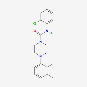 molecular formula C19H22ClN3O B5826441 N-(2-chlorophenyl)-4-(2,3-dimethylphenyl)piperazine-1-carboxamide 