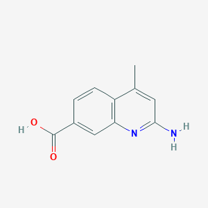 2-Amino-4-methylquinoline-7-carboxylic acid