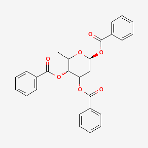 molecular formula C27H24O7 B582661 D-Digitoxose Tribenzoate CAS No. 104652-04-2