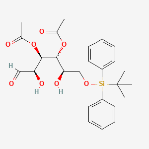 molecular formula C26H34O8Si B582664 3,4-Di-O-acetyl-6-O-(tert-butyldiphenylsilyl)-D-glucal CAS No. 151797-32-9