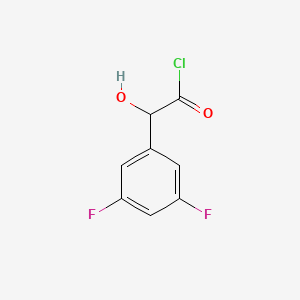 (3,5-Difluorophenyl)(hydroxy)acetyl chloride