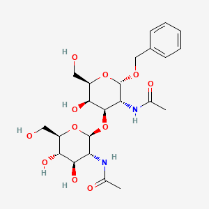N-[(2R,3R,4R,5S,6R)-2-[(2R,3R,4R,5R,6S)-5-Acetamido-3-hydroxy-2-(hydroxymethyl)-6-phenylmethoxyoxan-4-yl]oxy-4,5-dihydroxy-6-(hydroxymethyl)oxan-3-yl]acetamide