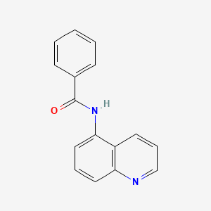 molecular formula C16H12N2O B5826849 N-(quinolin-5-yl)benzamide CAS No. 42464-81-3